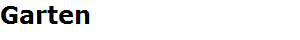 Garten